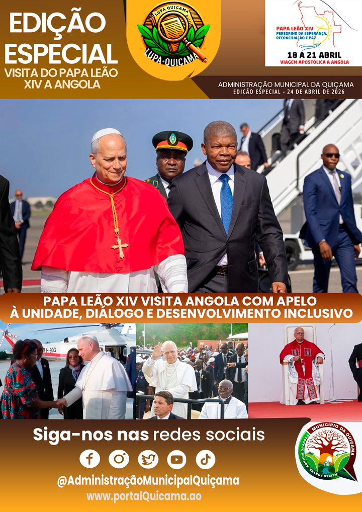 LUPA QUIÇAMA - EDIÇÃO ESPECIAL - VISITA DO PAPA